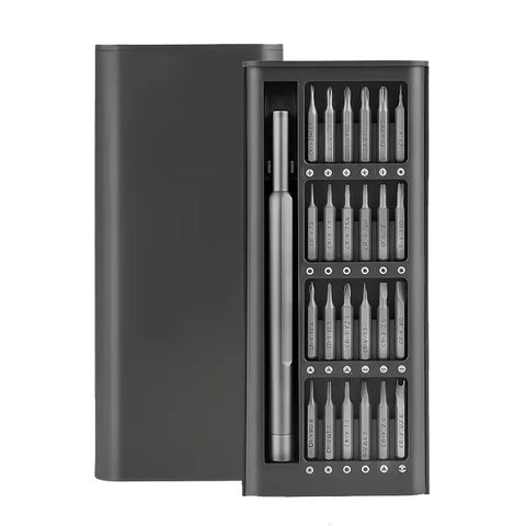 24 in 1 Portable Precision Screwdriver Set | Magnetic Repair Tool Kit | Multi-Bit Mini Screwdriver Set | Compact DIY Electronics & Home Repair Toolkit