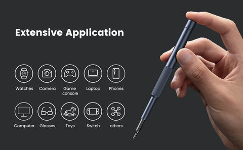 24 in 1 Portable Precision Screwdriver Set | Magnetic Repair Tool Kit | Multi-Bit Mini Screwdriver Set | Compact DIY Electronics & Home Repair Toolkit